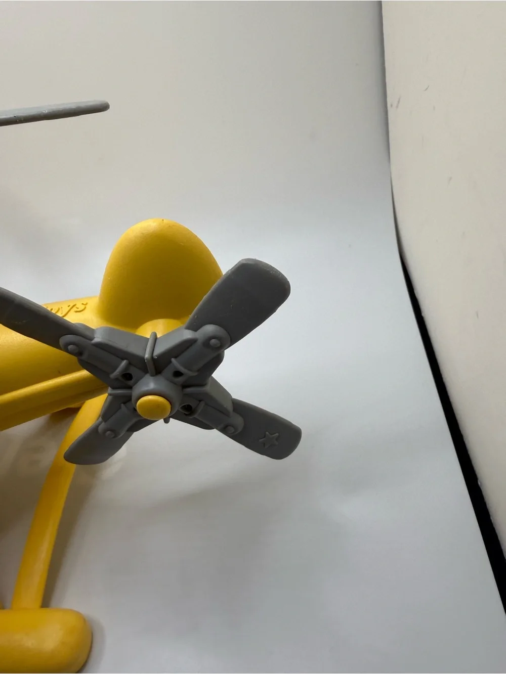 Toy Helicopter Green Toys vehicle preschool yellow